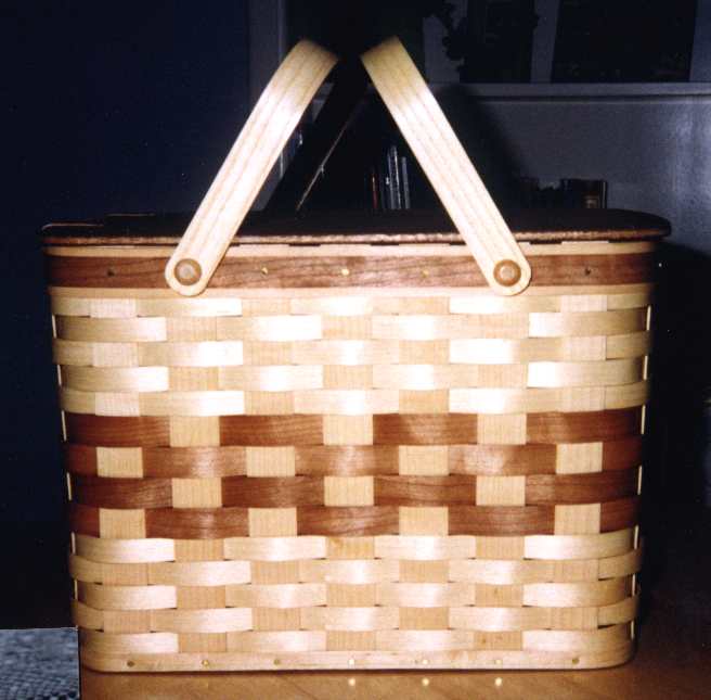 Ash and Maple Pie Carrier/Picnic Basket